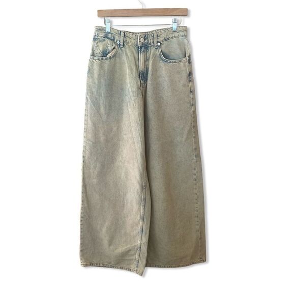 NEW Free People We The Free Jeans Waterfalls baggy wide leg denim pants 26 - Picture 5 of 12